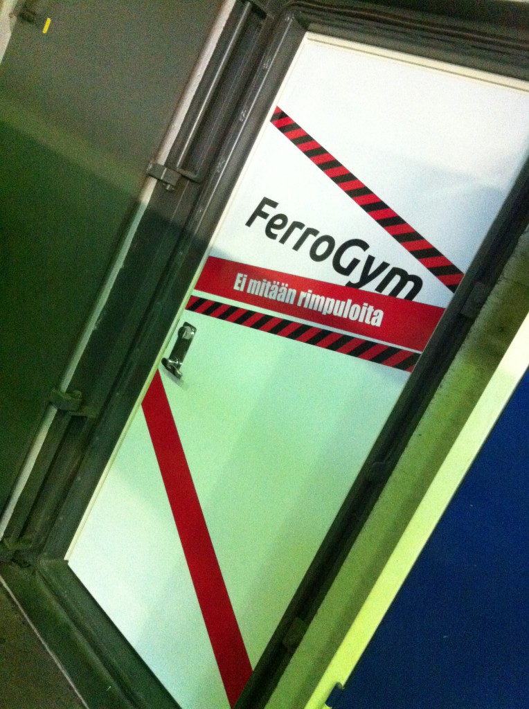 Kuntosali - Ei rimpuloille.