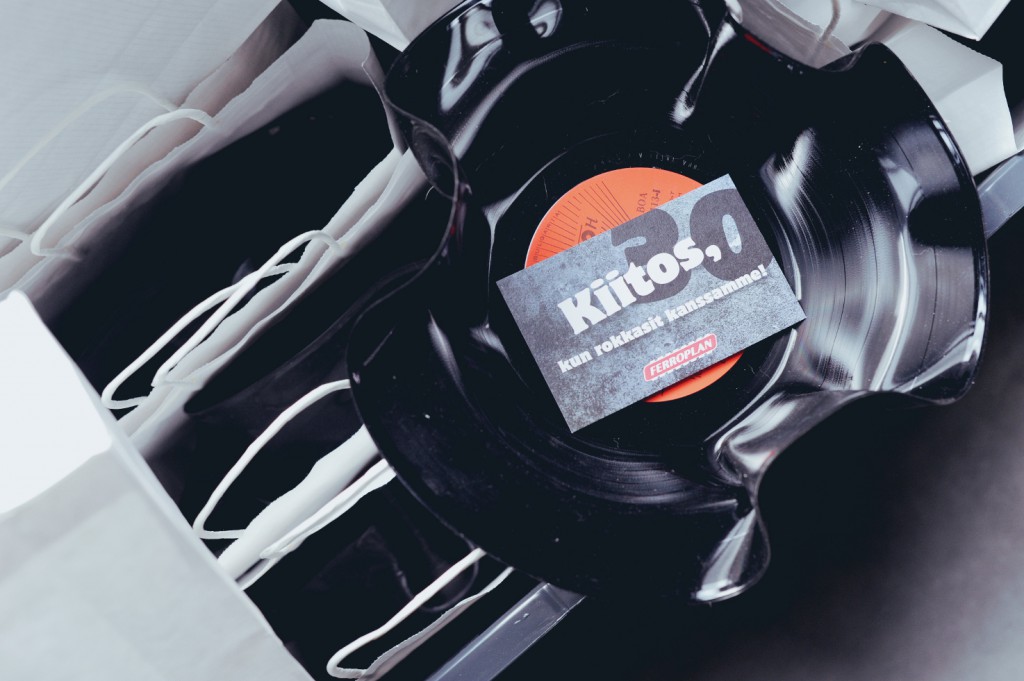 Levykippo, josta tuli lahja.