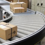 rullakaarrekuljetin pahvilaatikoille